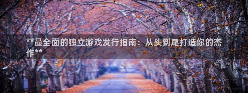 蓝狮子文化：**最全面的独立游戏发行指南：从头到尾打造你的杰
作**